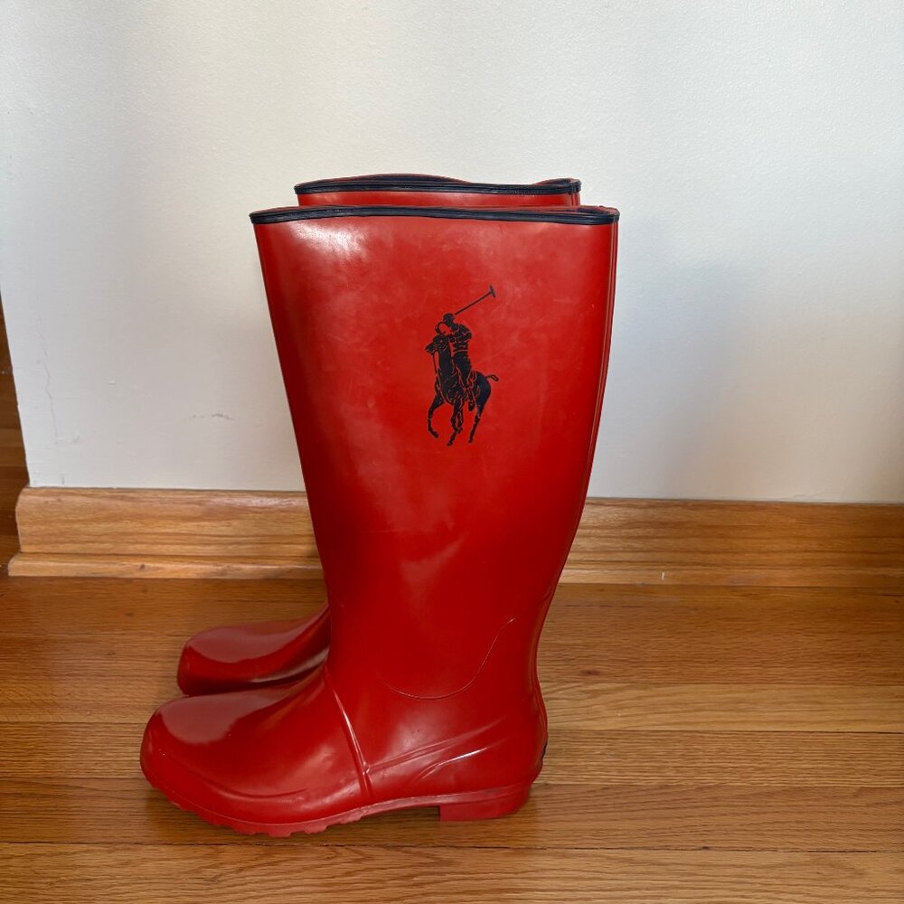 Polo Ralph Lauren Raining Boots Size 9